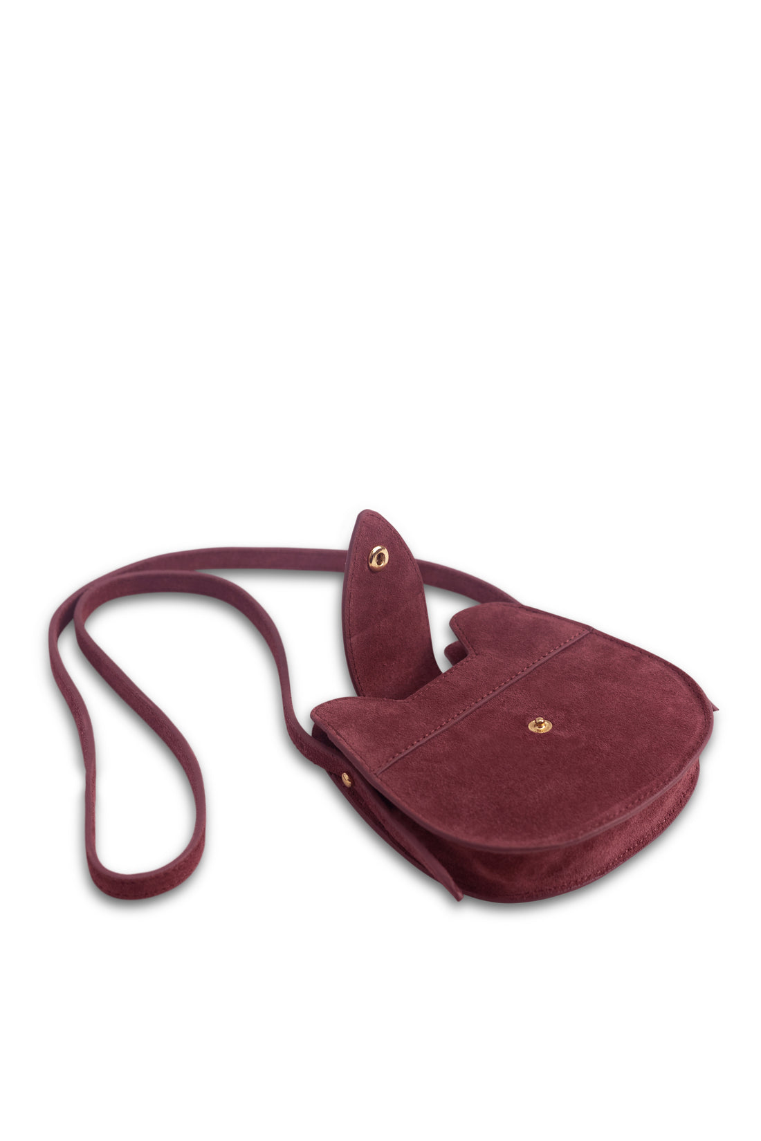 Jamie Kay Leather Shoulder Bag - Plum Pink Childrens Bag from Jamie Kay NZ