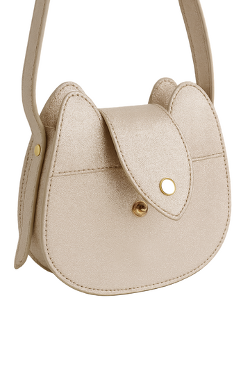 Jamie Kay Leather Suede Shoulder Bag - Rose Gold Childrens Bag from Jamie Kay NZ