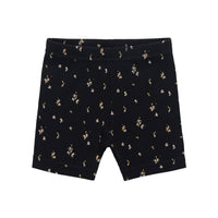 Organic Cotton Modal Elisa Bike Short - Dina Ebony Childrens Shorts from Jamie Kay NZ