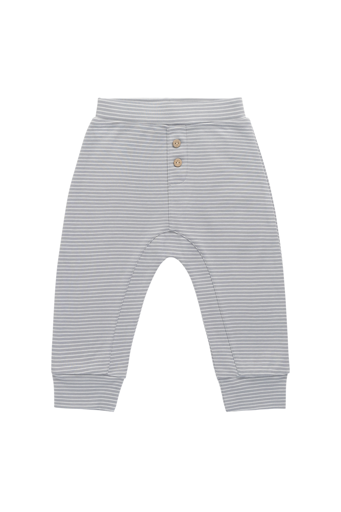 Pima Cotton Wesley Pant - Fine Stripe Missouri/Parchment Childrens Pant from Jamie Kay NZ