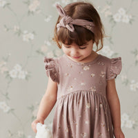 Organic Cotton Ada Dress - Petite Fleur Antler