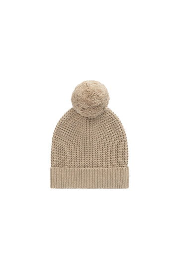 Lane Beanie - Sand Dune Marle Childrens Beanie from Jamie Kay NZ
