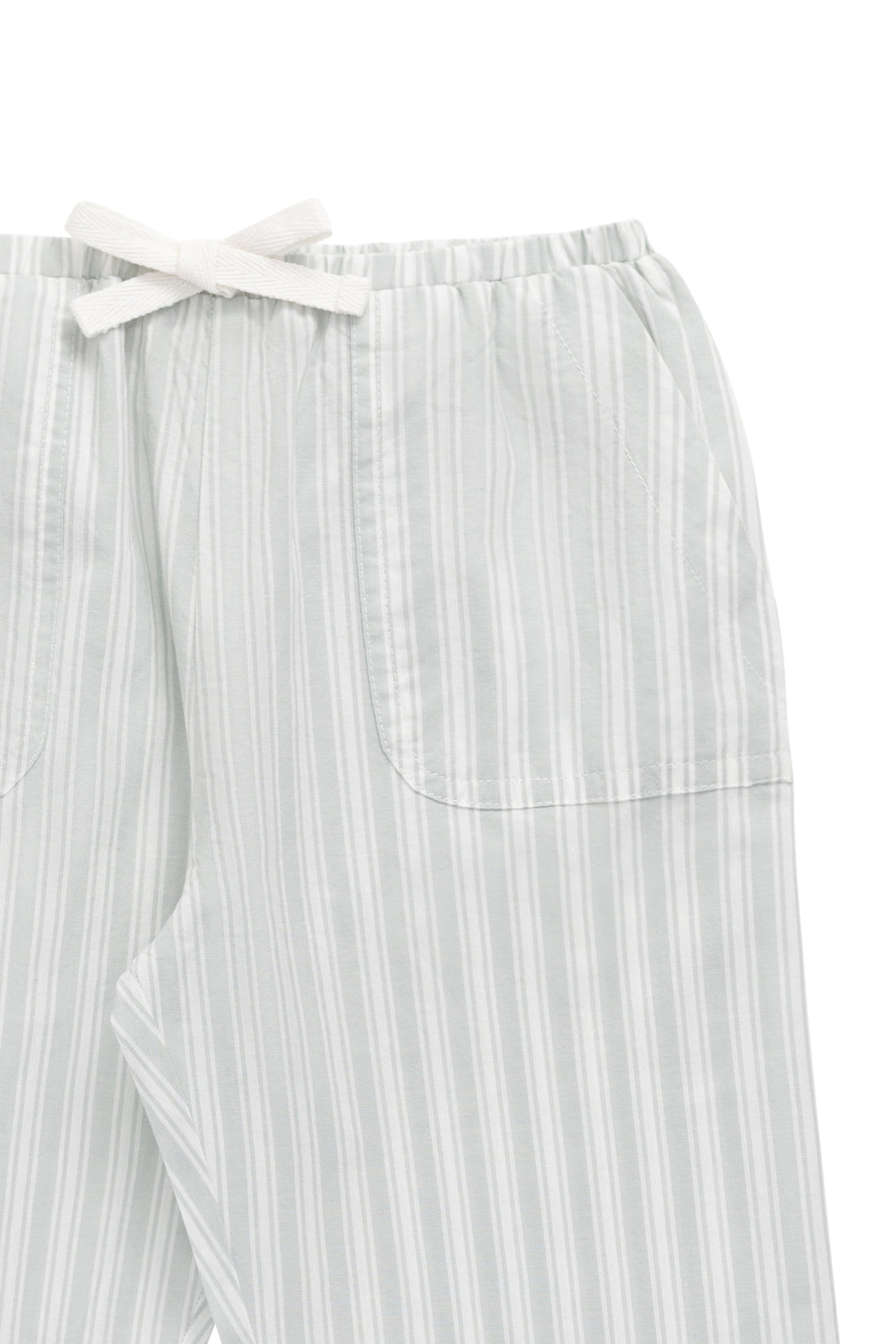 Organic Cotton Albie Pant - Variegated Stripe Shoreline Childrens Pant from Jamie Kay NZ