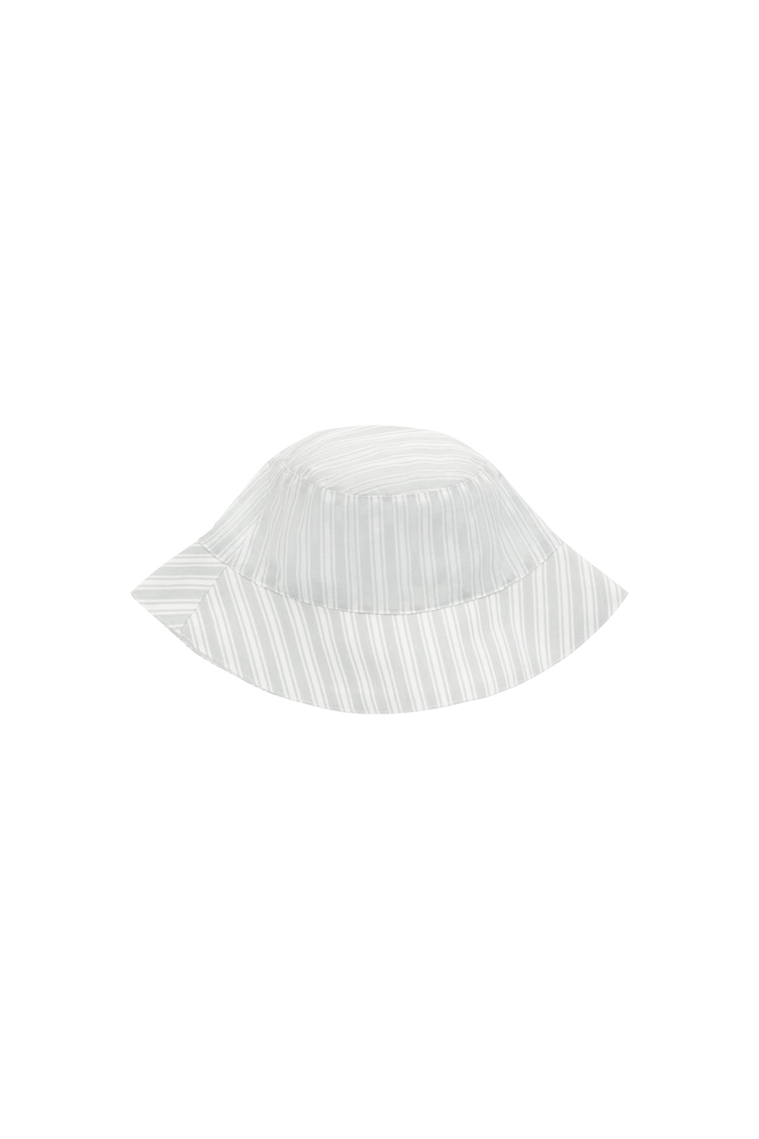 Organic Cotton Bucket Hat - Variegated Stripe Shoreline Childrens Hat from Jamie Kay NZ