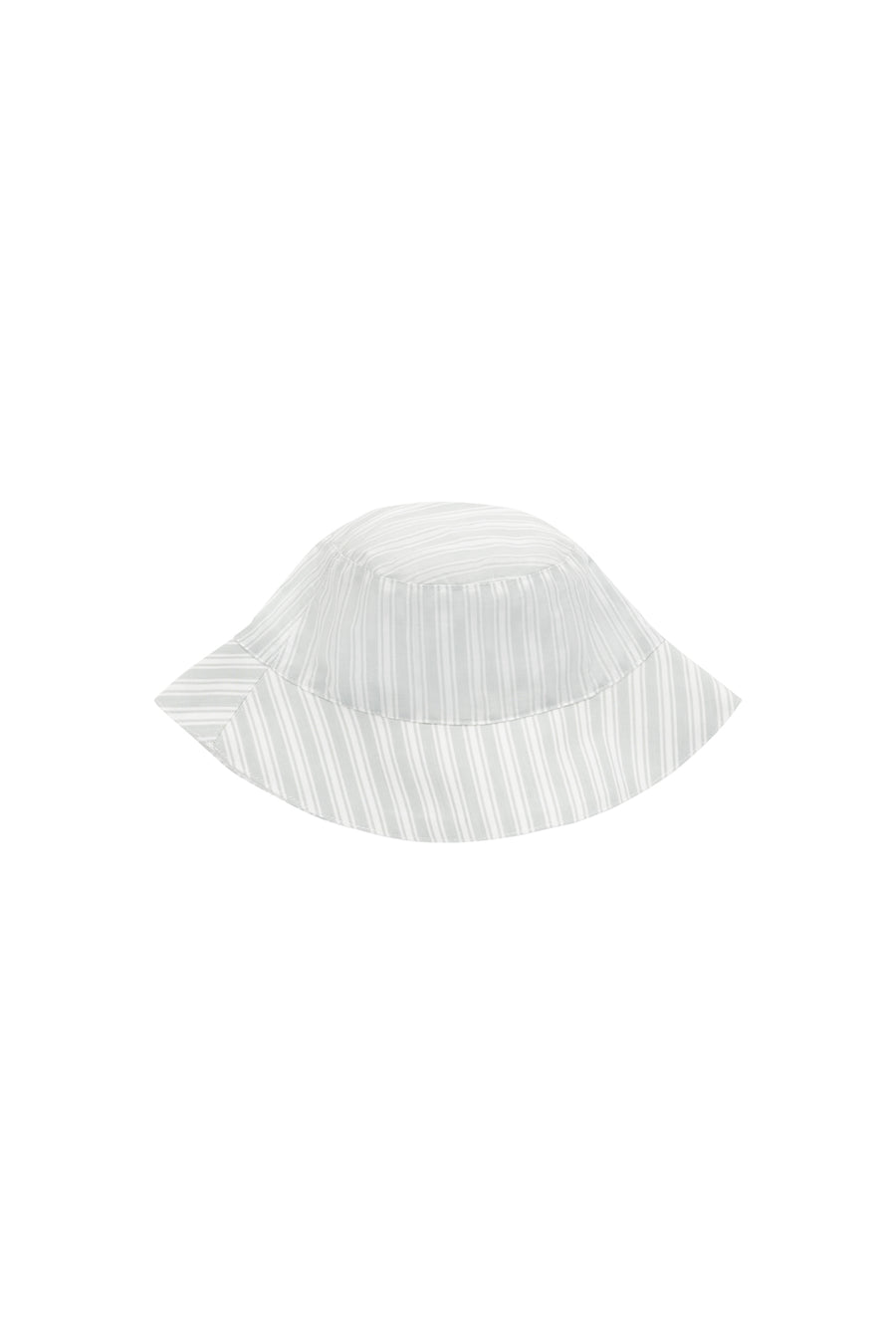 Organic Cotton Bucket Hat - Variegated Stripe Shoreline Childrens Hat from Jamie Kay NZ