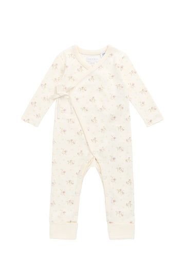 Organic Cotton Estelle Onepiece - Thelma Parchment Childrens Onepiece from Jamie Kay NZ