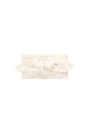 Organic Cotton Headband - Thelma Parchment Childrens Headband from Jamie Kay NZ