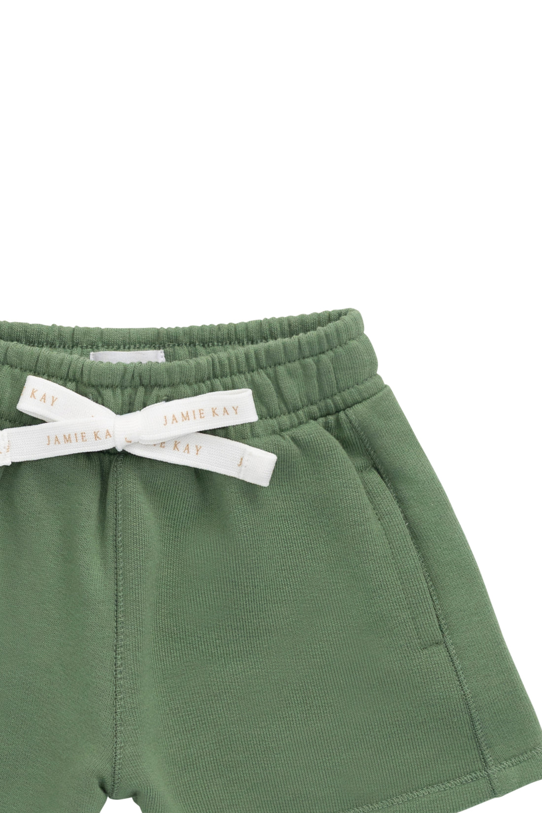 Organic Cotton Jalen Short - Snow Pea Childrens Short from Jamie Kay NZ