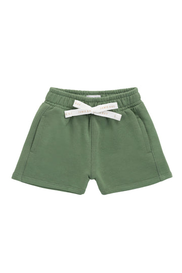 Organic Cotton Jalen Short - Snow Pea Childrens Short from Jamie Kay NZ