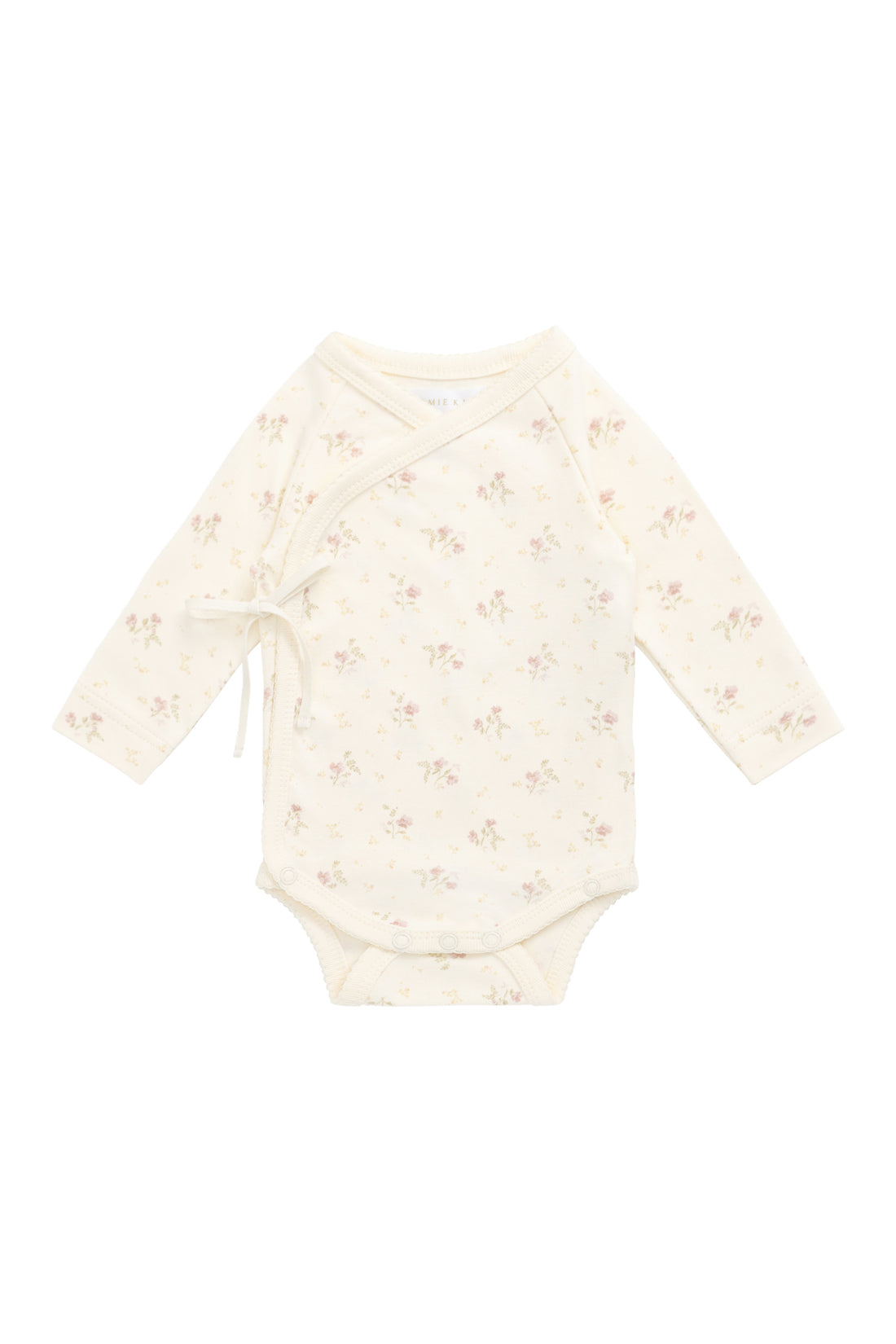 Organic Cotton Marina Bodysuit - Thelma Parchment Childrens Bodysuit from Jamie Kay NZ