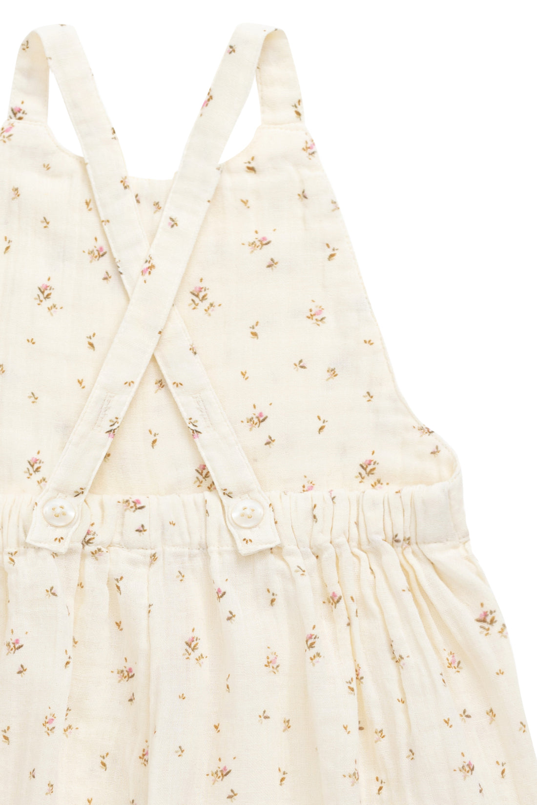 Organic Cotton Muslin Lana Jumpsuit - Dina Antique Childrens Jumpsuit from Jamie Kay NZ