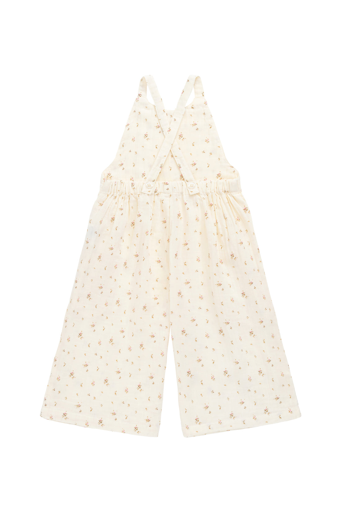 Organic Cotton Muslin Lana Jumpsuit - Dina Antique Childrens Jumpsuit from Jamie Kay NZ