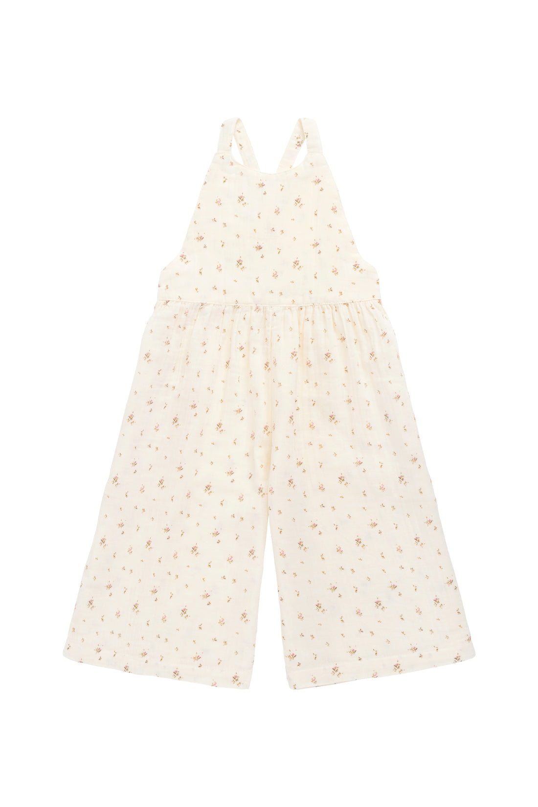 Organic Cotton Muslin Lana Jumpsuit - Dina Antique Childrens Jumpsuit from Jamie Kay NZ