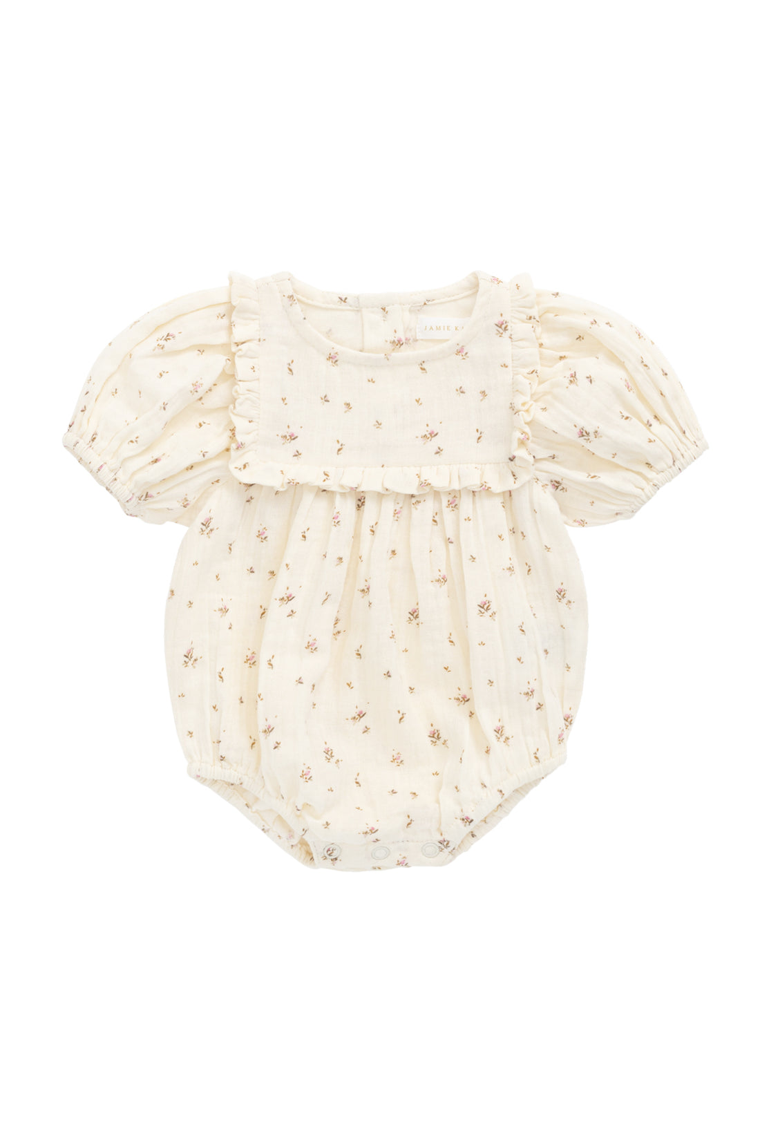 Organic Cotton Muslin Odette Playsuit - Dina Antique Childrens Jumpsuit from Jamie Kay NZ