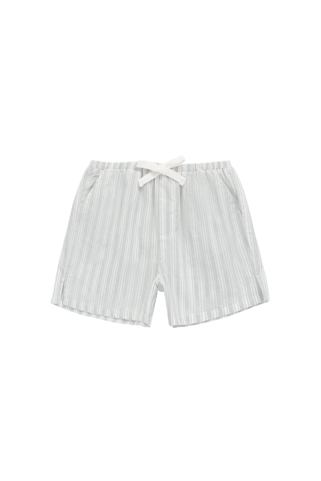 Organic Cotton Silas Short - Variegated Stripe Shoreline Childrens Short from Jamie Kay NZ