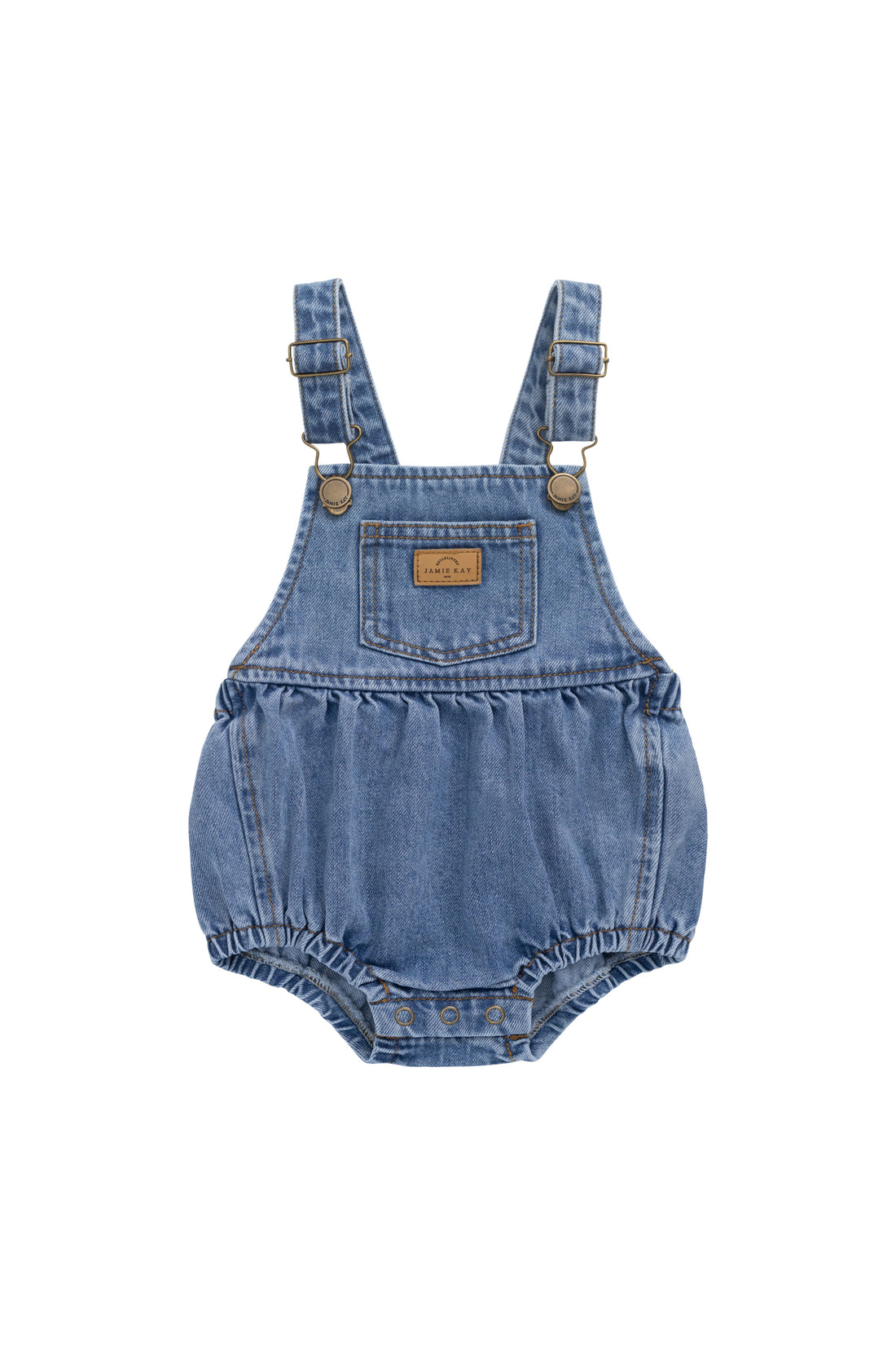 Pax Playsuit - Vintage Denim Childrens Playsuit from Jamie Kay NZ