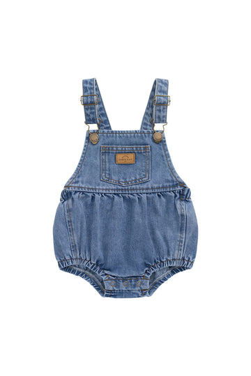 Pax Playsuit - Vintage Denim Childrens Playsuit from Jamie Kay NZ