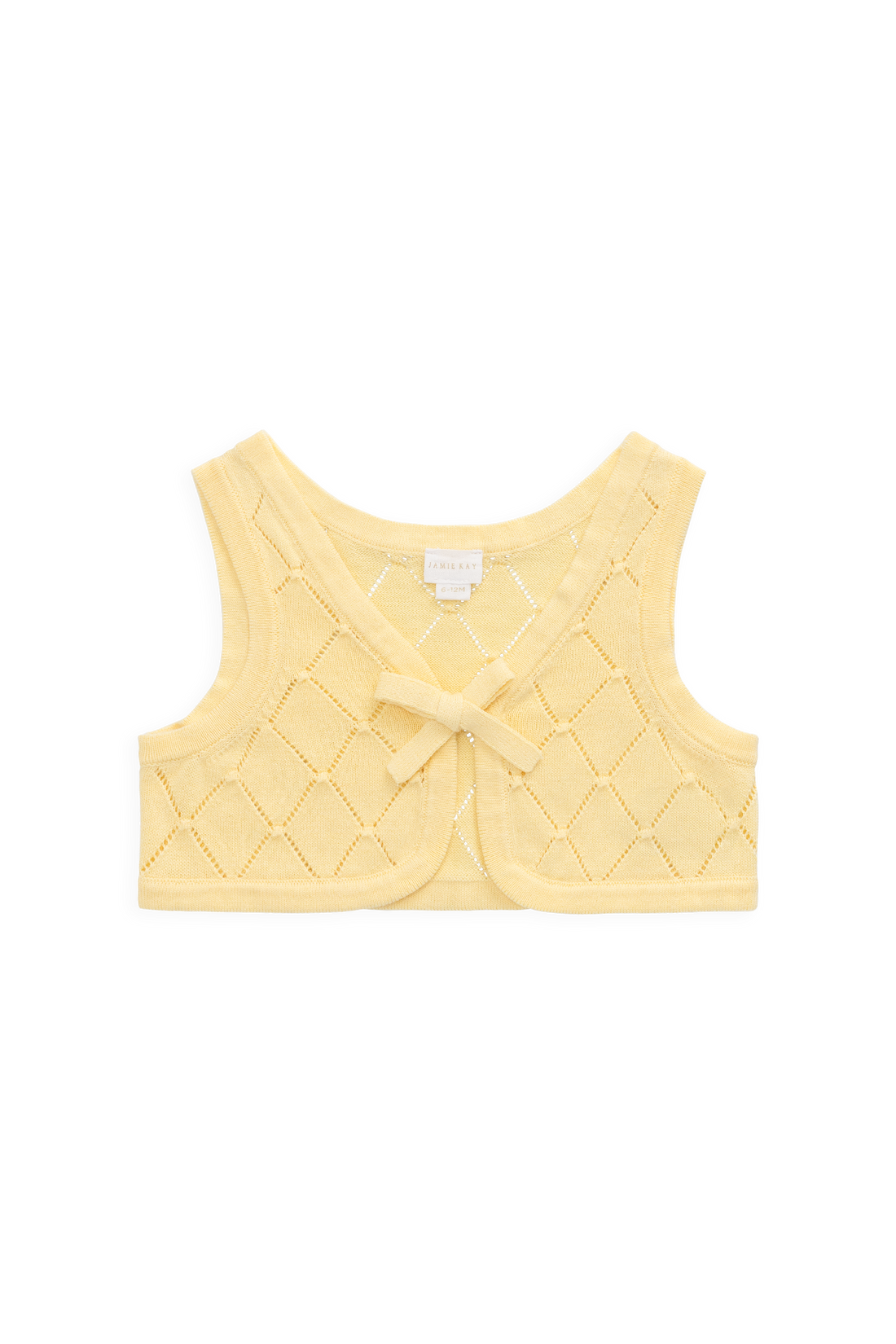 Lilah Knitted Vest - Lemonade