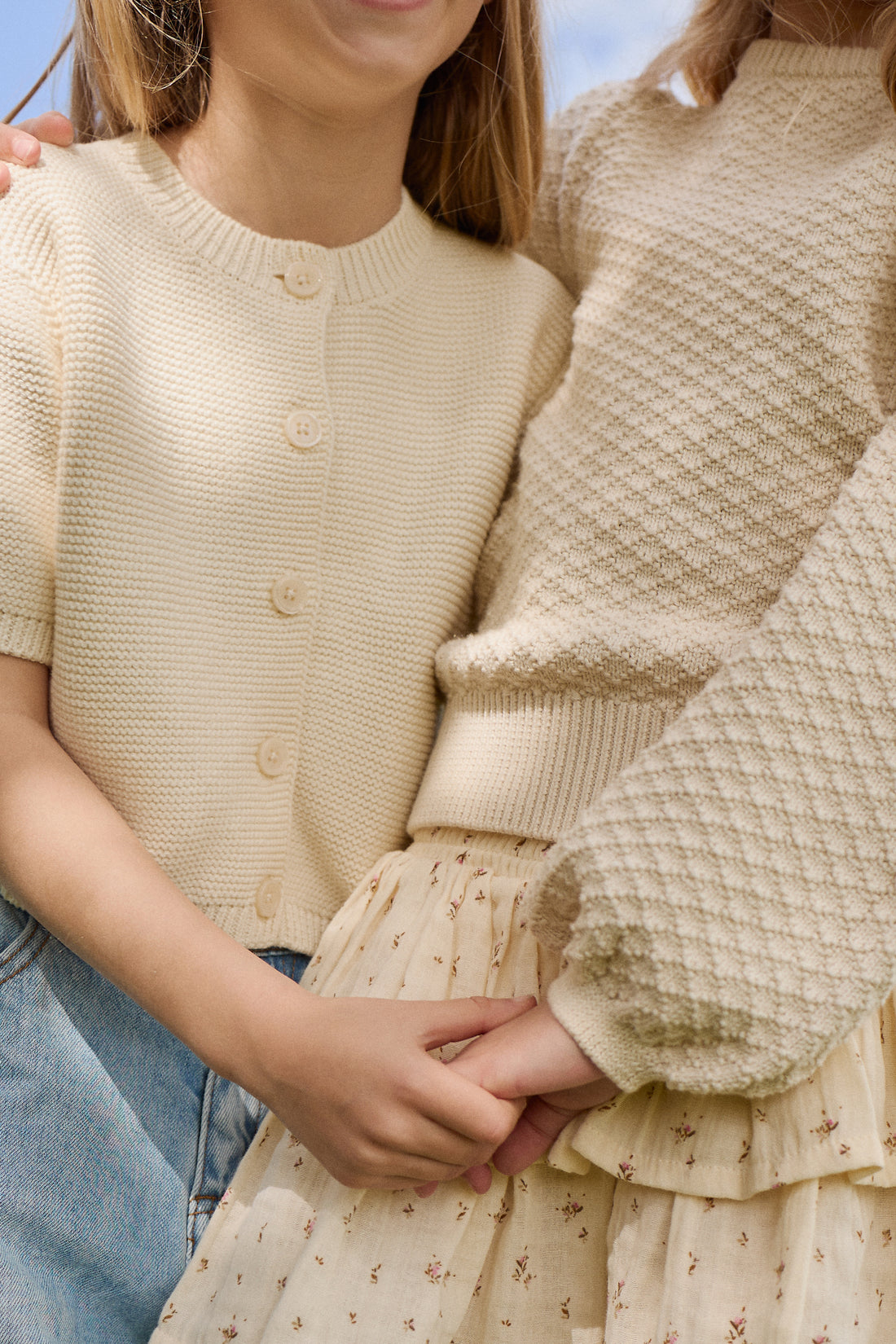 Organic Cotton Muslin Samantha Skirt - Dina Antique Childrens Skirt from Jamie Kay NZ