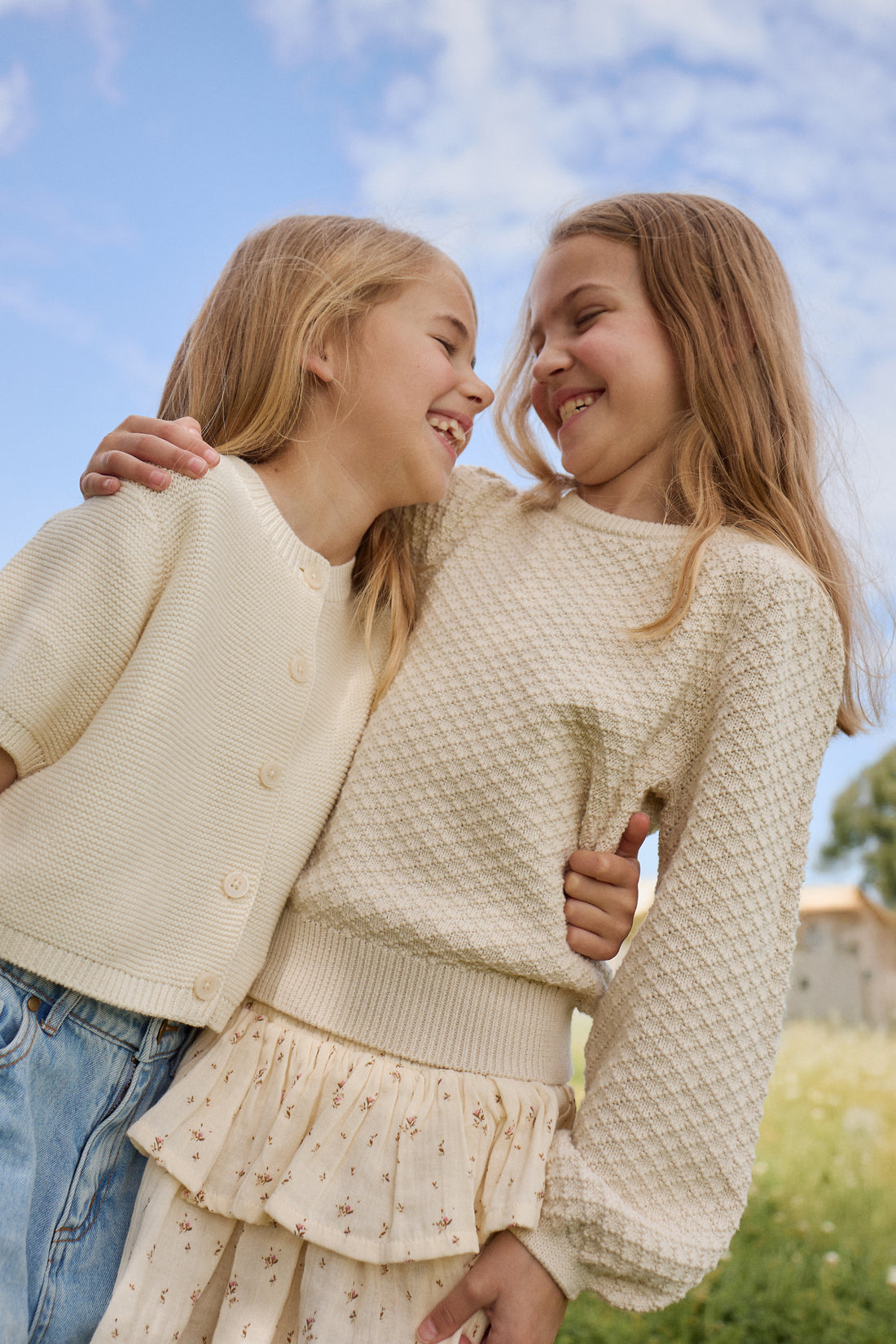 Fayette Top - Parchment Childrens Top from Jamie Kay NZ