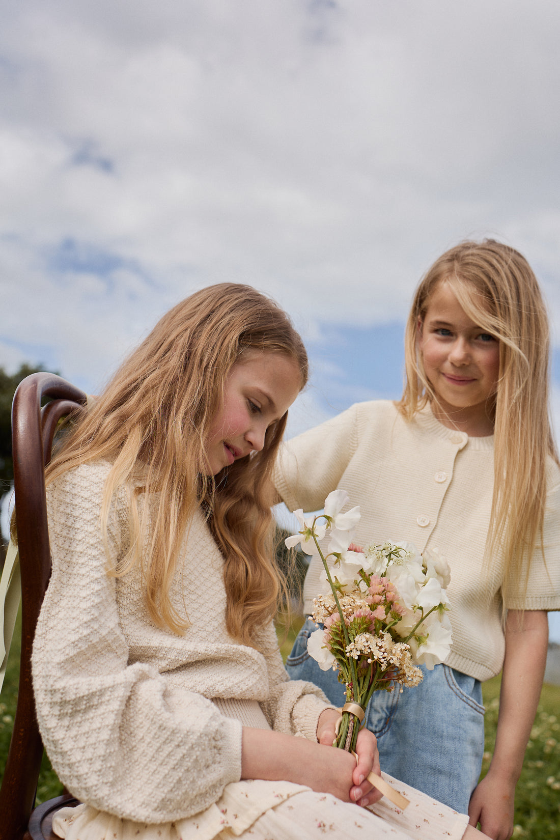 Fayette Top - Parchment Childrens Top from Jamie Kay NZ