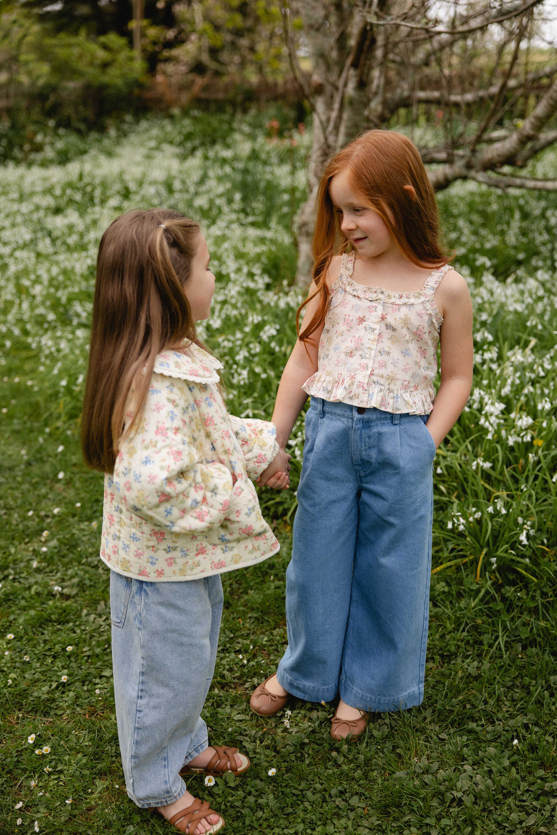 Organic Cotton Cassidy Top - Morgan Vanilla Childrens Top from Jamie Kay NZ