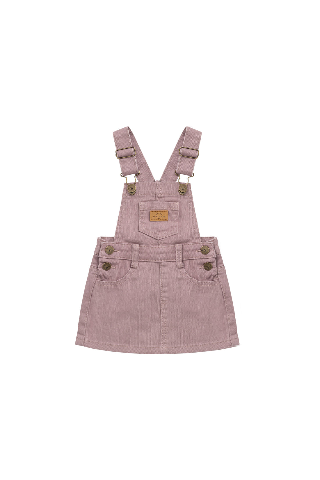 Classic Overall Dress - Dreamy Pink Childrens Overall from Jamie Kay NZ