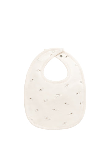 Organic Cotton Bib - Bumblebees Childrens Bib from Jamie Kay NZ