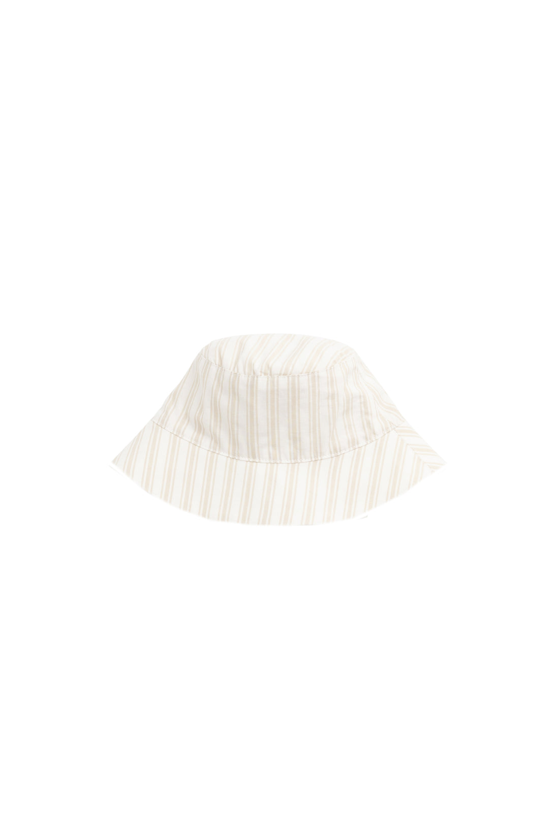 Organic Cotton Bucket Hat - Variegated Stripe Foam Childrens Hat from Jamie Kay NZ