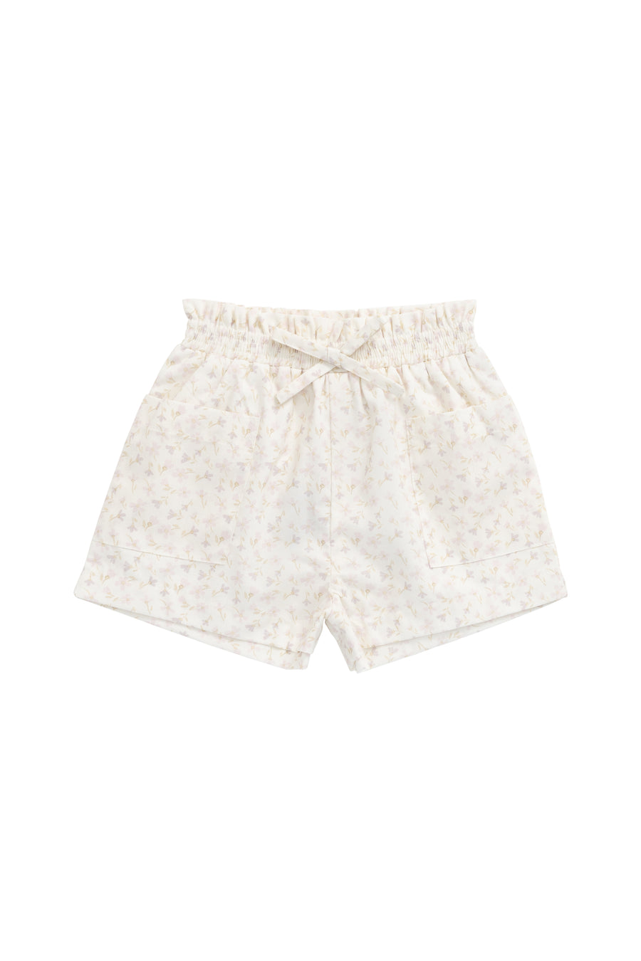 Organic Cotton Emelia Short - Aries Mauve Childrens Short from Jamie Kay NZ