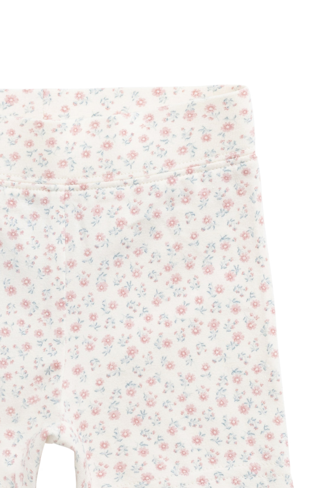 Organic Cotton Everyday Bike Short - Posy Garden Pink Childrens Short from Jamie Kay NZ