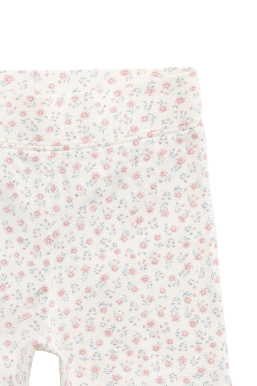 Organic Cotton Everyday Bike Short - Posy Garden Pink Childrens Short from Jamie Kay NZ