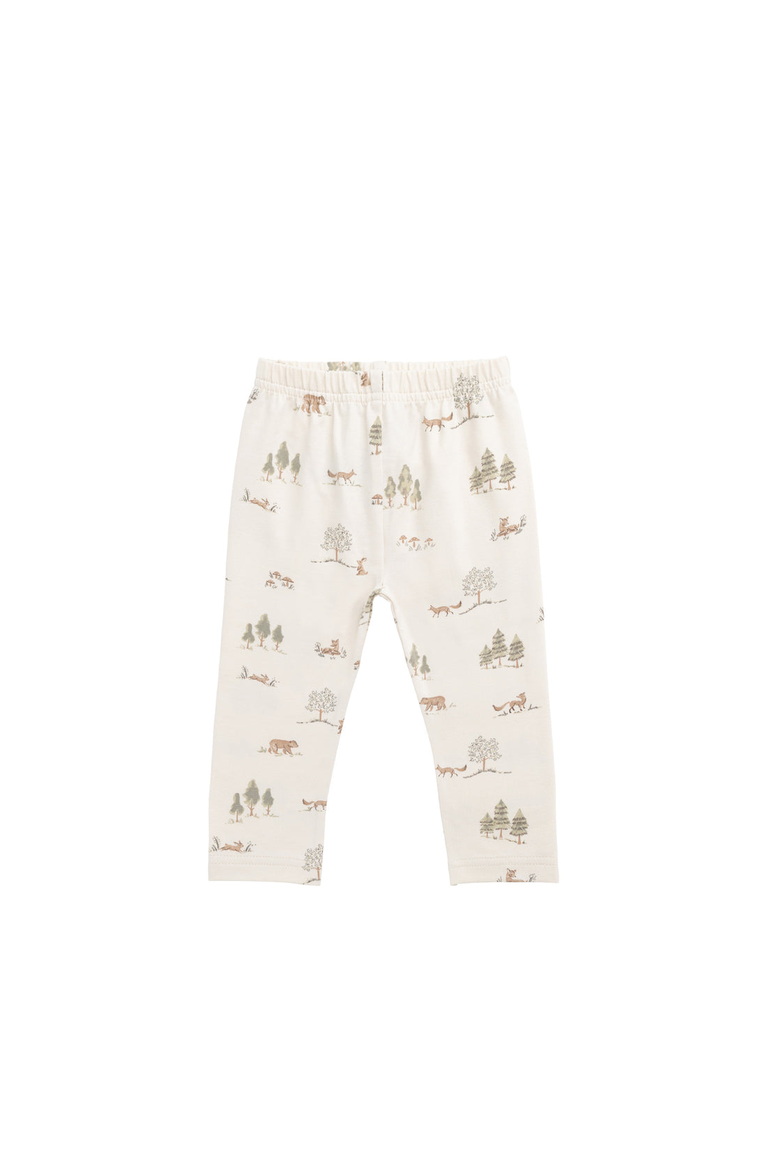Organic Cotton Everyday Legging - Pine Forest Friends Childrens Legging from Jamie Kay NZ