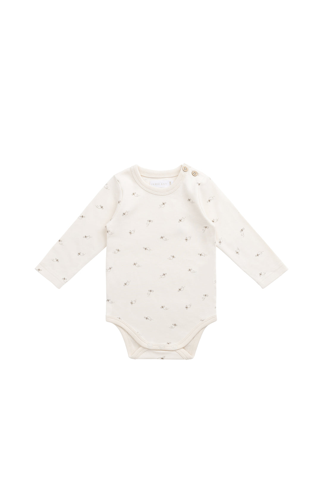 Organic Cotton Fernley Bodysuit - Bumblebees Childrens Bodysuit from Jamie Kay NZ