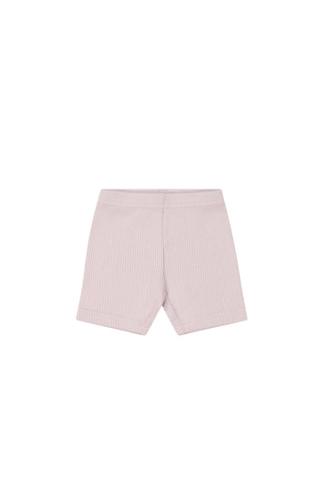 Organic Cotton Modal Elisa Bike Short - Violet Tint Childrens Short from Jamie Kay NZ