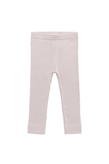 Organic Cotton Modal Everyday Legging - Violet Tint Childrens Legging from Jamie Kay NZ