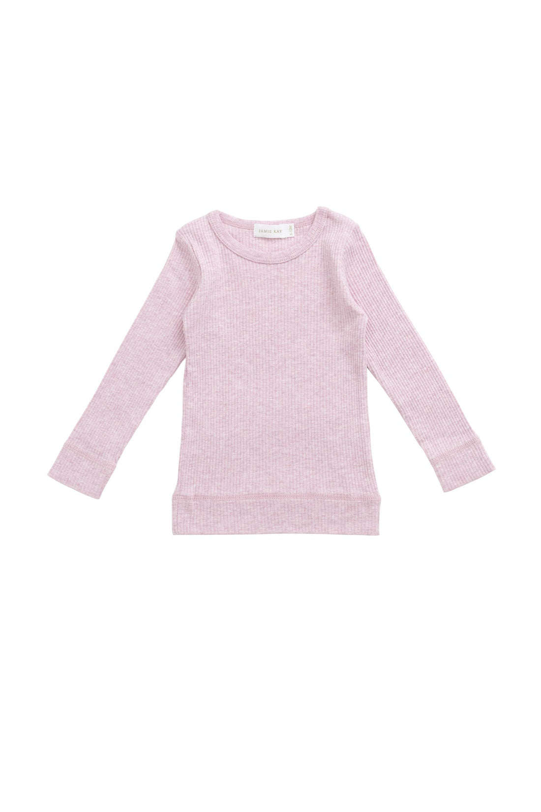 Organic Cotton Modal Marina Long Sleeve Top - Orchid Marle Childrens Top from Jamie Kay NZ