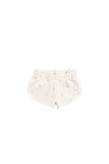 Organic Cotton Monroe Short - Mon Amour Lotus Childrens Short from Jamie Kay NZ