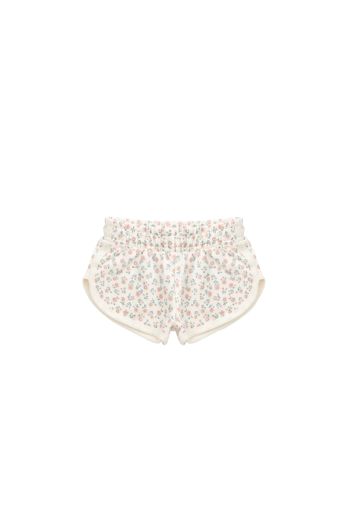 Organic Cotton Monroe Short - Posy Garden Pink Childrens Short from Jamie Kay NZ