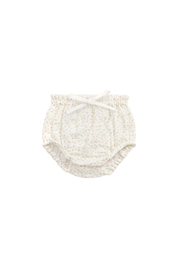 Organic Cotton Muslin Cleo Bloomer - Pippa Pink Childrens Bloomer from Jamie Kay NZ