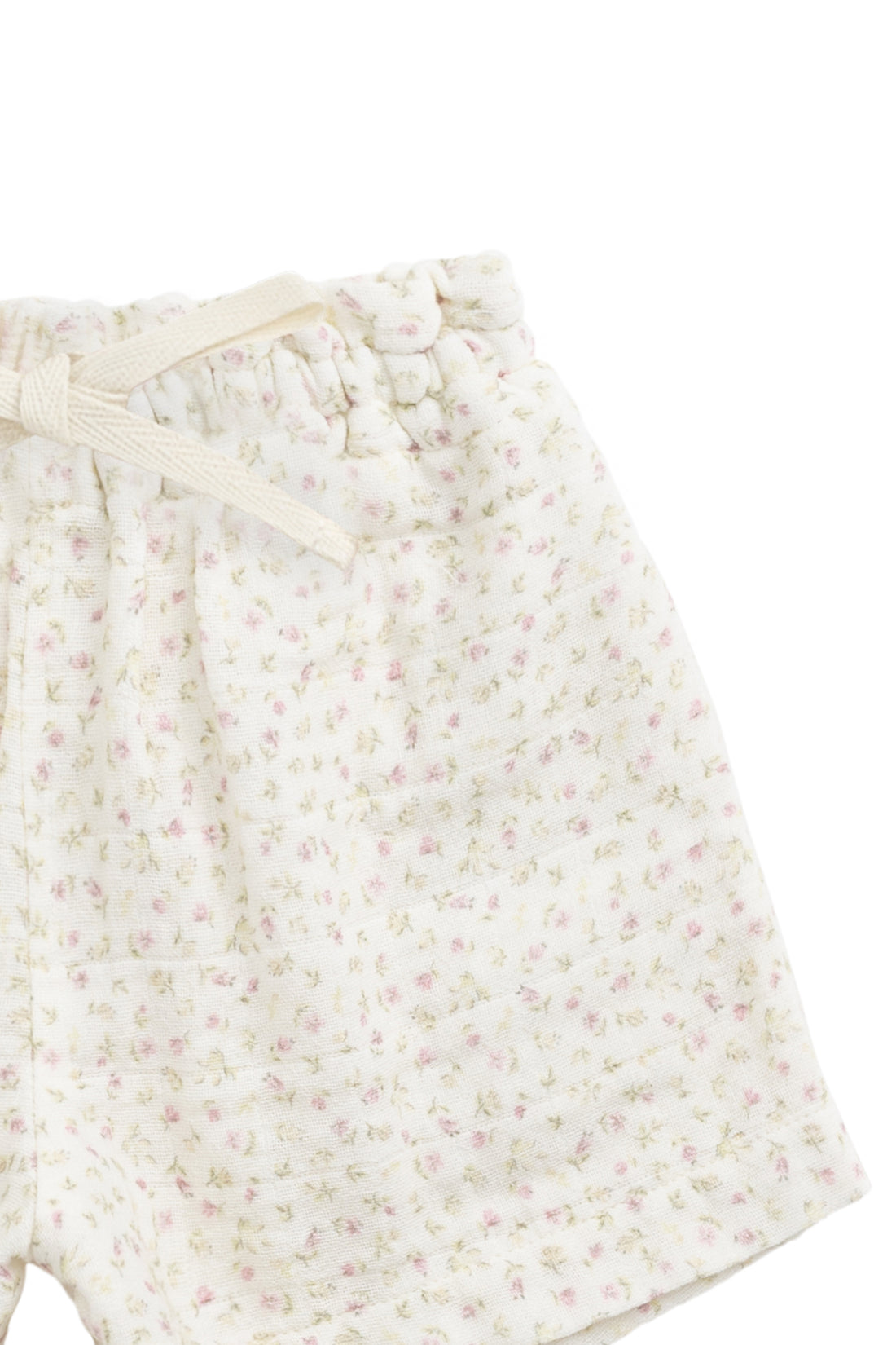 Organic Cotton Muslin Emelia Short - Pippa Pink Childrens Short from Jamie Kay NZ