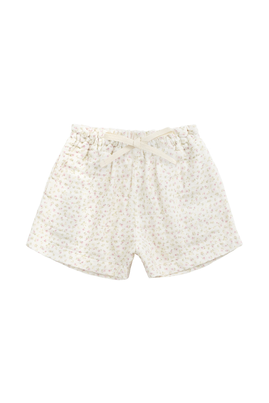 Organic Cotton Muslin Emelia Short - Pippa Pink Childrens Short from Jamie Kay NZ