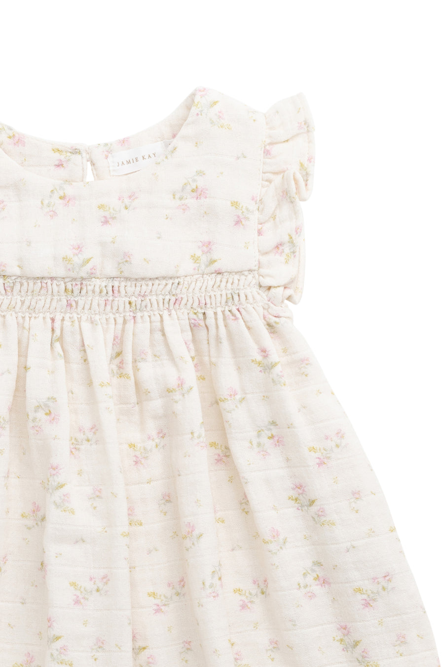 Organic Cotton Muslin Tiana Dress - Emelia Pink Childrens Dress from Jamie Kay NZ