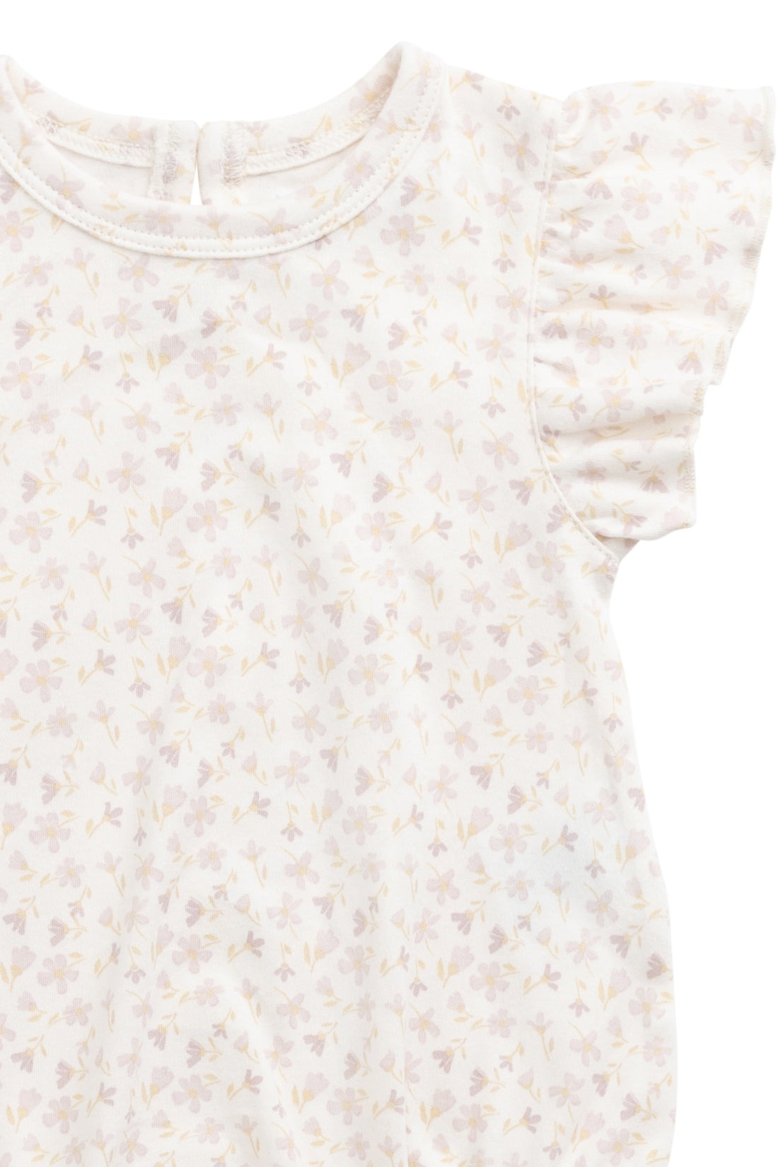 Organic Cotton Sage Onepiece - Aries Mauve Childrens Onepiece from Jamie Kay NZ