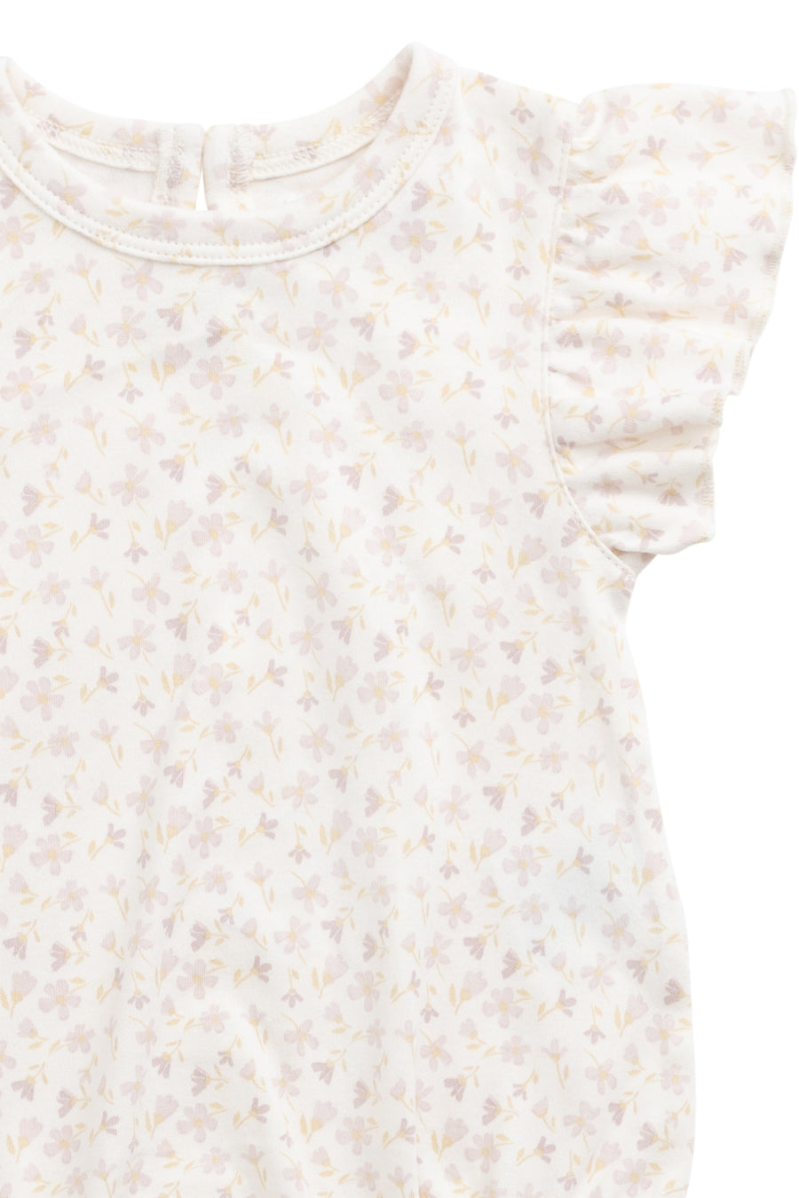 Organic Cotton Sage Onepiece - Aries Mauve Childrens Onepiece from Jamie Kay NZ