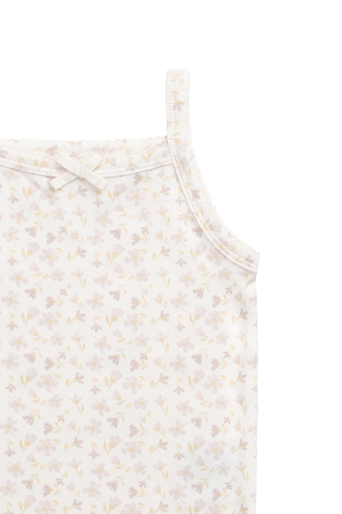Organic Cotton Singlet - Aries Mauve Childrens Singlet from Jamie Kay NZ