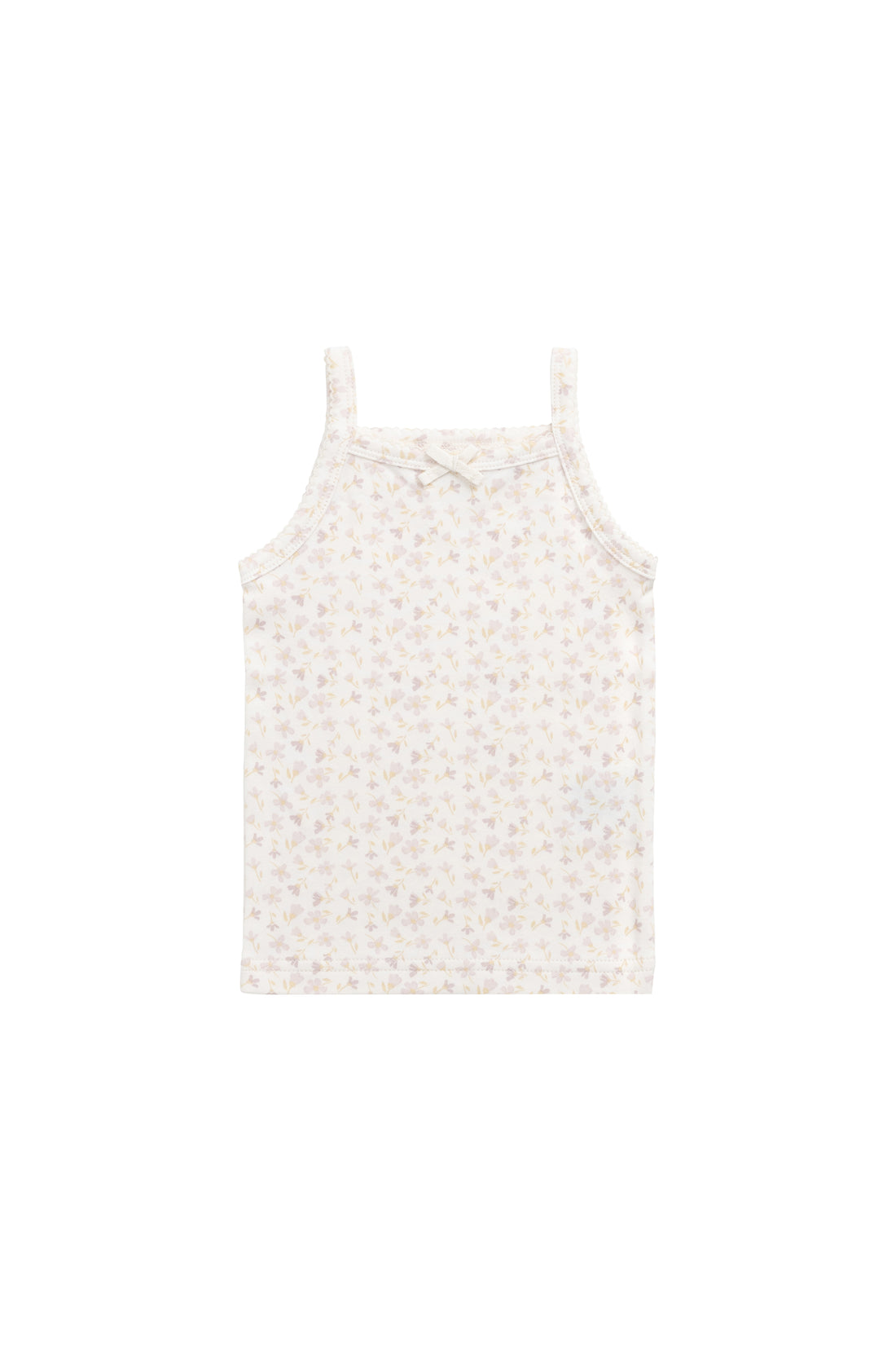 Organic Cotton Singlet - Aries Mauve Childrens Singlet from Jamie Kay NZ