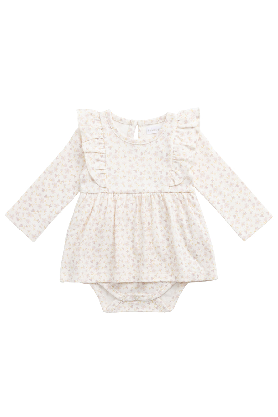 Organic Cotton Vivienne Playsuit - Aries Mauve Childrens Playsuit from Jamie Kay NZ