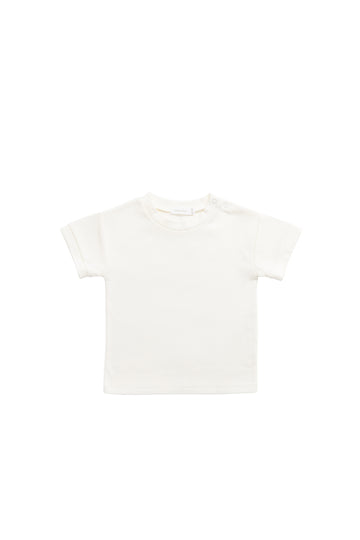 Pima Cotton Eddie Tee - Cloud Childrens Top from Jamie Kay NZ