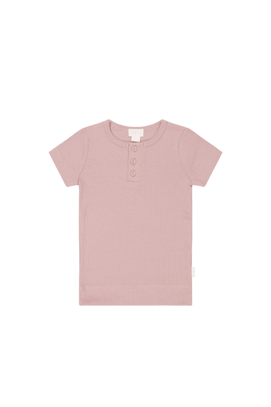 Organic Cotton Modal Henley Tee - Doll Childrens Top from Jamie Kay NZ